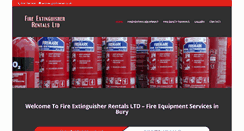 Desktop Screenshot of buryfireextinguishers.co.uk